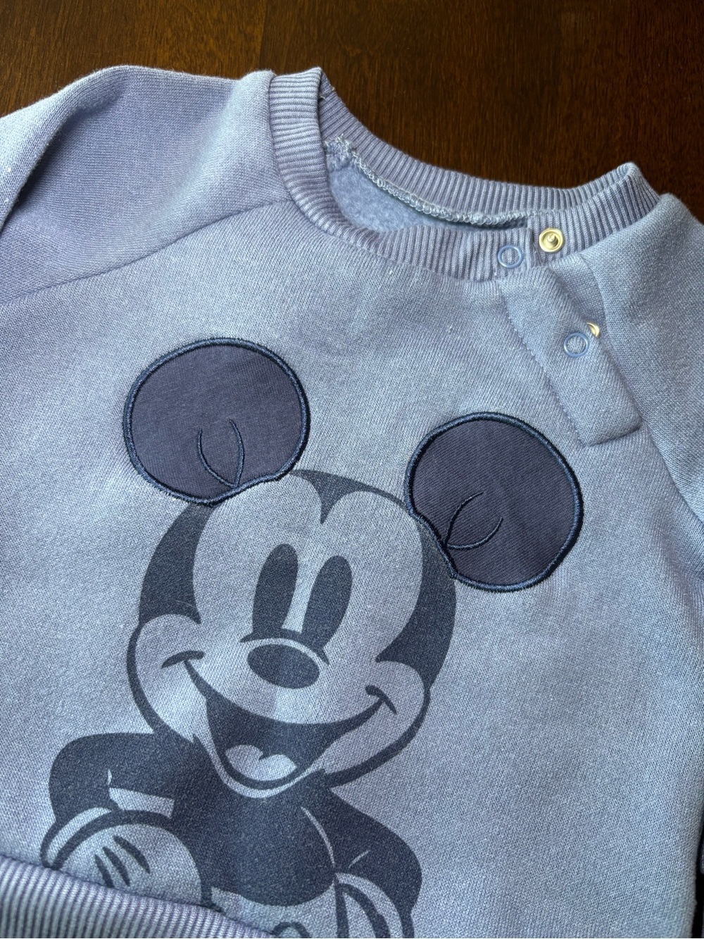 Disney Light Blue Mickey Mouse Fleece Set - Picture 3 of 6